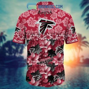 Atlanta Falcons Hibiscus Summer Flower Hawaiian Shirt