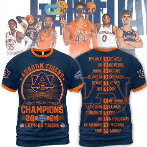 Auburn Tigers Sec Men’s Basketball Champions 2024 Navy Design Hoodie T Shirt