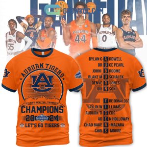 Auburn Tigers Sec Men’s Basketball Champions 2024 Orange Version Hoodie T Shirt