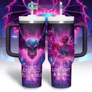 Avenged Sevenfold Life Is But A Dream Pink 40oz Tumbler