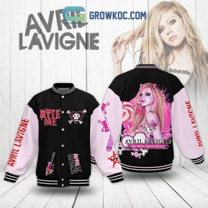 Avril Lavigne Bite Me The Best Damn Thing Baseball Jacket