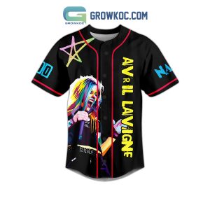 Avril Lavigne I’m Thinking What The Hell Personalized Baseball Jersey