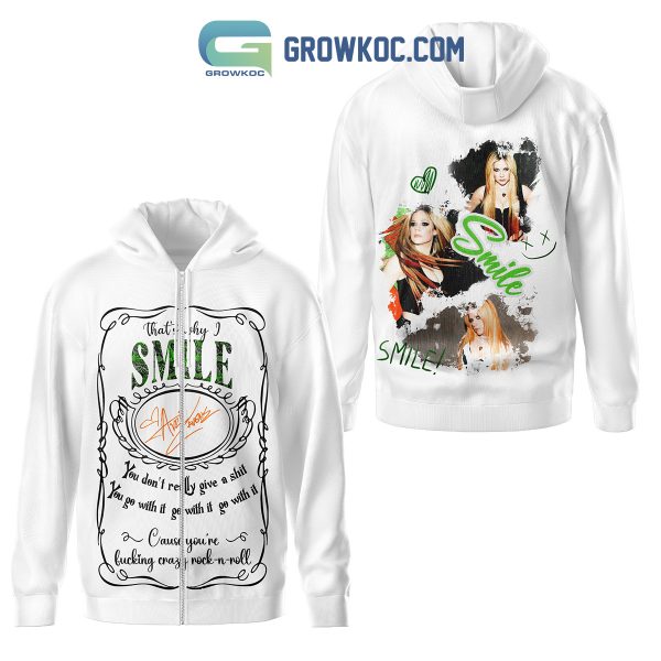 Avril Lavinge That’s Why I Smile Hoodie Shirts