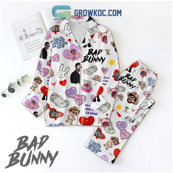 Bad Bunny Lambebicho Love Polyester Pajamas Set