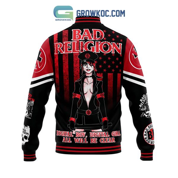 Bad Religion Digital Boy Digital Girl All Will Be Clear Baseball Jacket