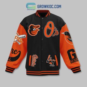Baltimore Orioles Let’s Go O’s Fan Baseball Jacket