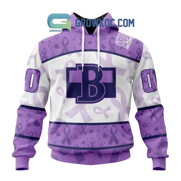 Belleville Senators Fight Cancer Lavender Personalized Hoodie Shirts