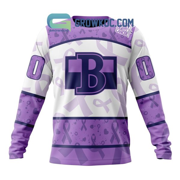 Belleville Senators Fight Cancer Lavender Personalized Hoodie Shirts