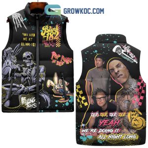 Blink 182 Pop Punks Not Dead Puffer Jacket