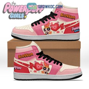 Blossom The Powerpuff Girls Cartoon Air Jordan 1 Shoes