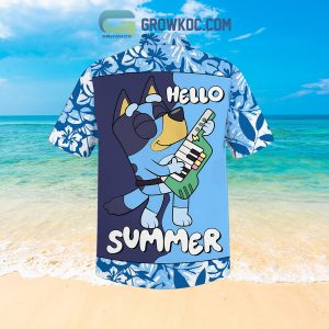 Bluey And Friends Hello Summer Hawaiian Shirts