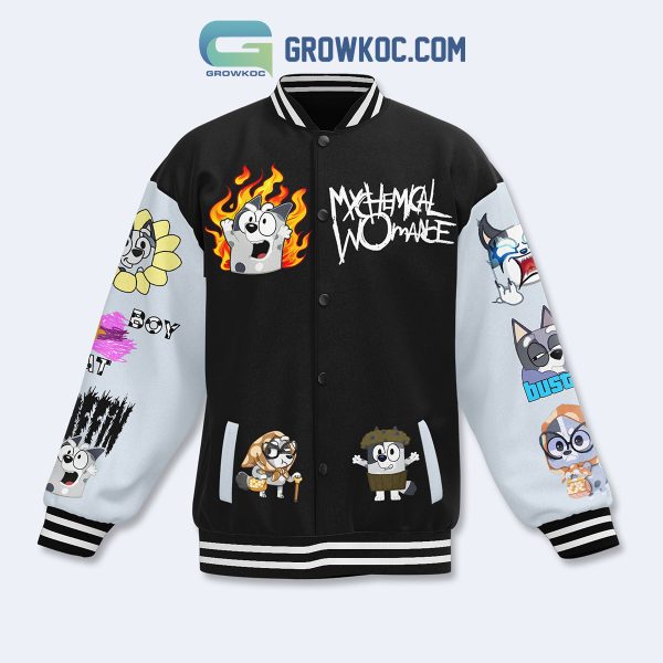 Bluey My Chemical Romance Muffin Energy Baseball Jacket