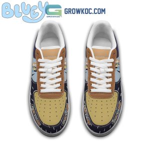 Bluey The Heeler Family Fan Design Air Force 1 Shoes