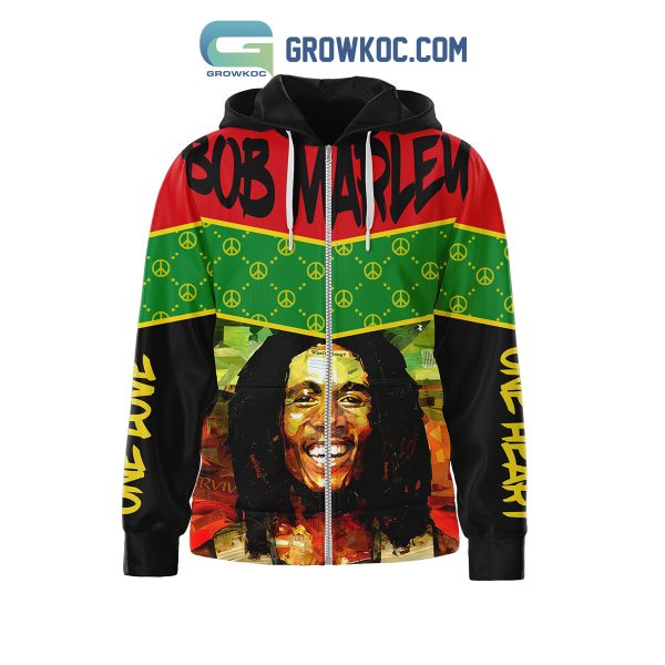 Bob Marley One Love Lion Hearts Hoodie Shirts