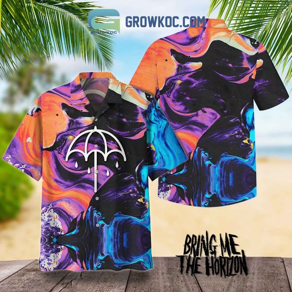 Bring Me The Horizon Umbrella Oil Painting Hawaiian Shirts