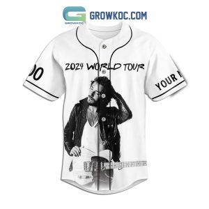 Bruce Springsteen Thunder Road 2024 World Tour Personalized Baseball Jersey