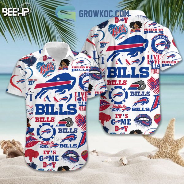 Buffalo Bills Hawaiian Shirts And Shorts With Flip Flop