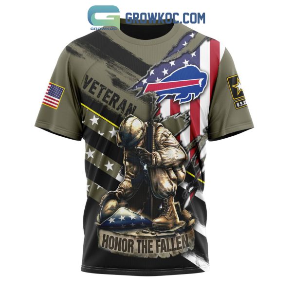Buffalo Bills NFL Veterans Honor The Fallen Personalized Hoodie T Shirt