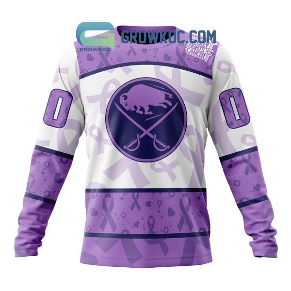 Buffalo Sabres Lavender Fight Cancer Personalized Hoodie Shirts