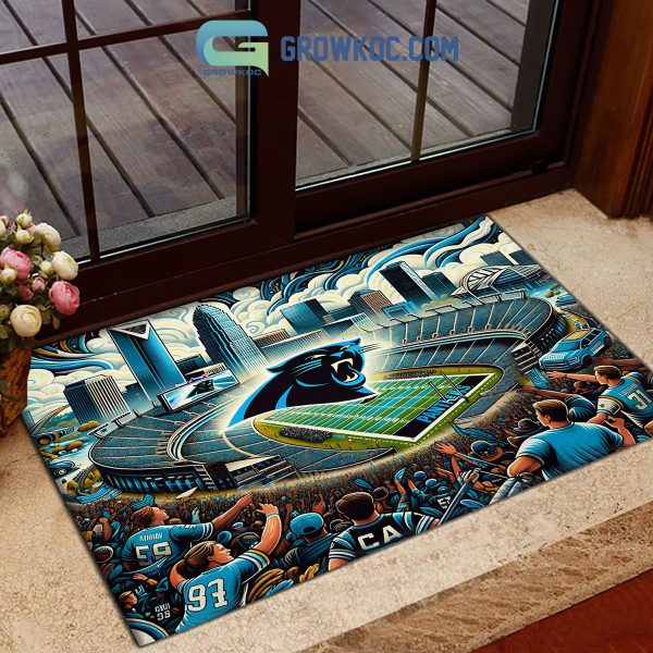 Carolina Panthers Bank of America Stadium Football Stadium Doormat