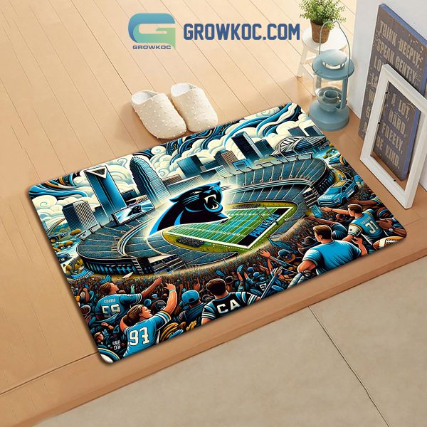 Carolina Panthers Bank of America Stadium Football Stadium Doormat