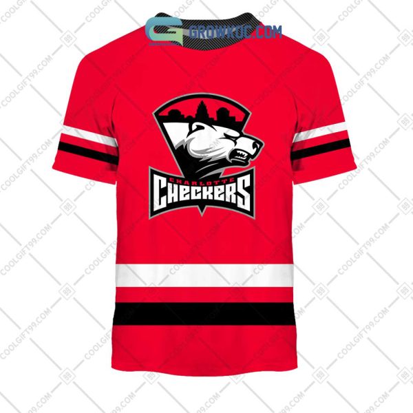 Charlotte Checkers AHL Color Home Jersey Personalized Hoodie T Shirt