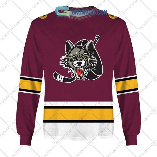 Chicago Wolves AHL Color Home Jersey Personalized Hoodie T Shirt
