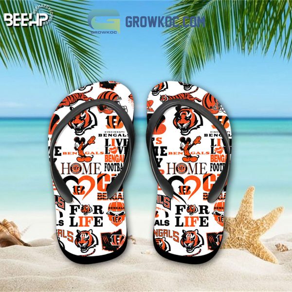 Cincinnati Bengals Hawaiian Shirts And Shorts With Flip Flop