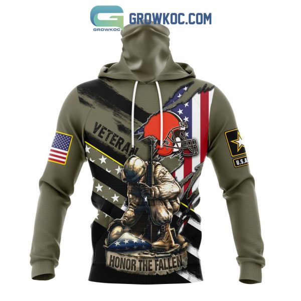 Cleveland Browns NFL Veterans Honor The Fallen Personalized Hoodie T Shirt
