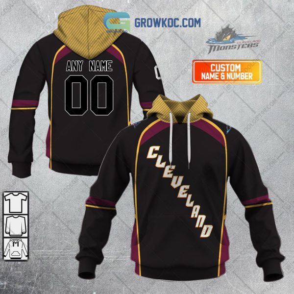 Cleveland Monsters AHL Color Home Jersey Personalized Hoodie T Shirt