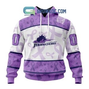 Cleveland Monsters Fight Cancer Lavender Personalized Hoodie Shirts