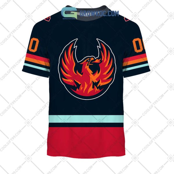 Coachella Valley Firebirds AHL Color Home Jersey Personalized Hoodie T Shirt