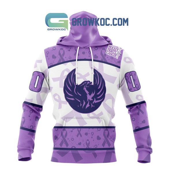 Coachella Valley Firebirds Fight Cancer Lavender Personalized Hoodie Shirts