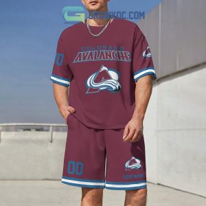 Colorado Avalanche Fan Personalized T-Shirt And Short Pants