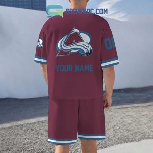 Colorado Avalanche Fan Personalized T-Shirt And Short Pants