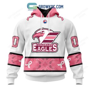Colorado Eagles Breast Cancer Personalized Hoodie Shirts