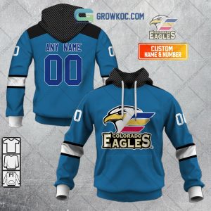 Colorado Eagles AHL Color Home Jersey Personalized Hoodie T Shirt