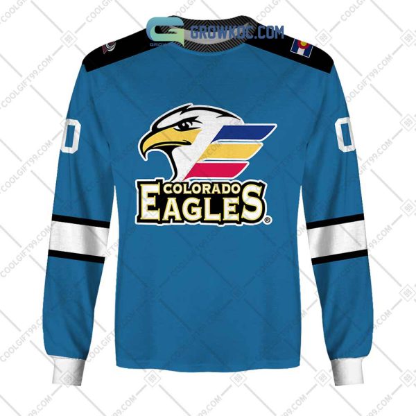 Colorado Eagles AHL Color Home Jersey Personalized Hoodie T Shirt