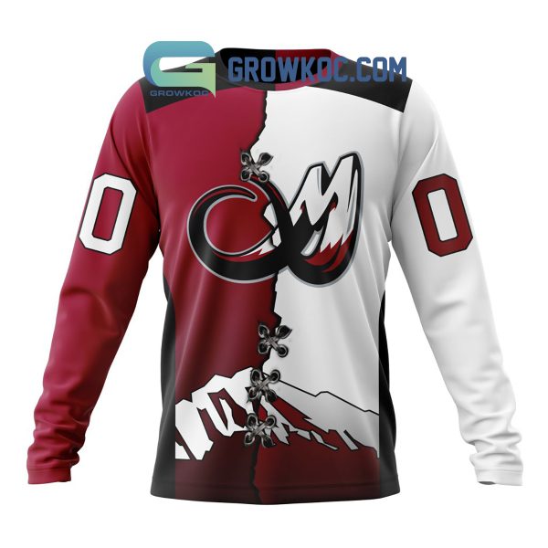 Colorado Mammoth Mix Home And Away Jersey Personalized Hoodie Shirt