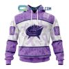 Colorado Avalanche Lavender Fight Cancer Personalized Hoodie Shirts