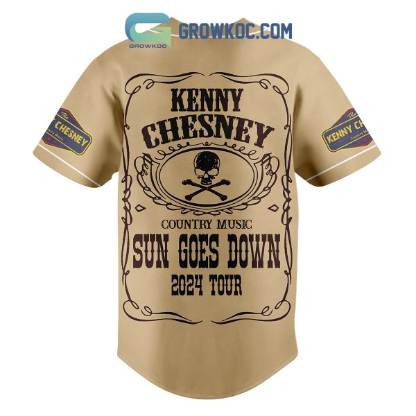 Country Music Sun Goes Down 2024 Tour Kenny Chesney Baseball Jersey