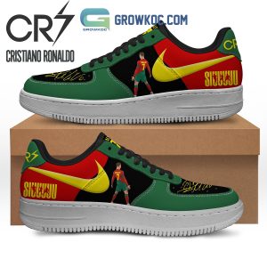 Cristiano Ronaldo CR7 Siuuuu Fan Air Force 1 Shoes
