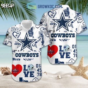 Dallas Cowboys Hawaiian Shirts And Shorts With Flip Flop