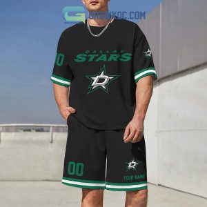Dallas Stars Fan Personalized T-Shirt And Short Pants