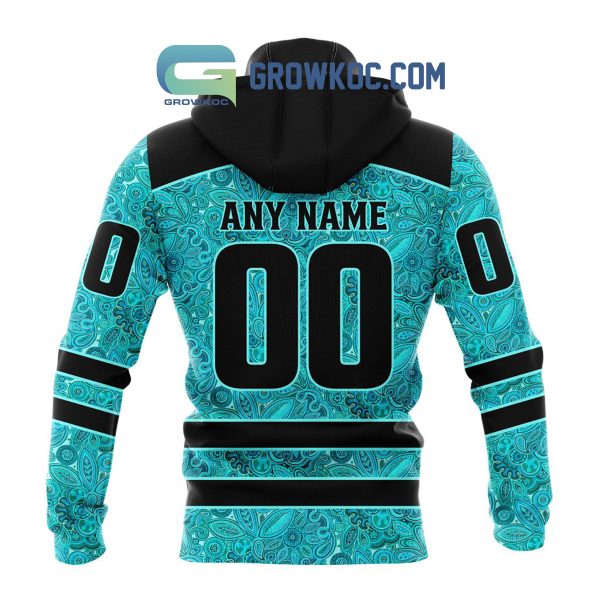 Dallas Stars Fight Ovarian Cancer Personalized Hoodie Shirts