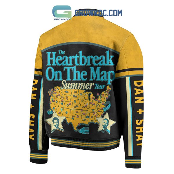 Dan And Shay The Heartbreak On The Map Summer Tour Baseball Jacket