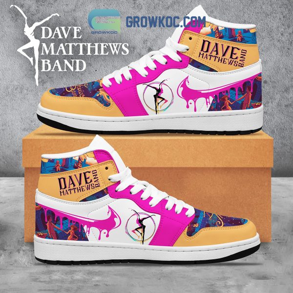 Dave Matthews Band White Lace Air Jordan 1 Shoes