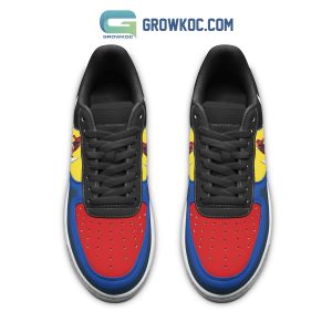 Deadpool And Wolverine Fighting Villian Fan Design Air Force 1 Shoes