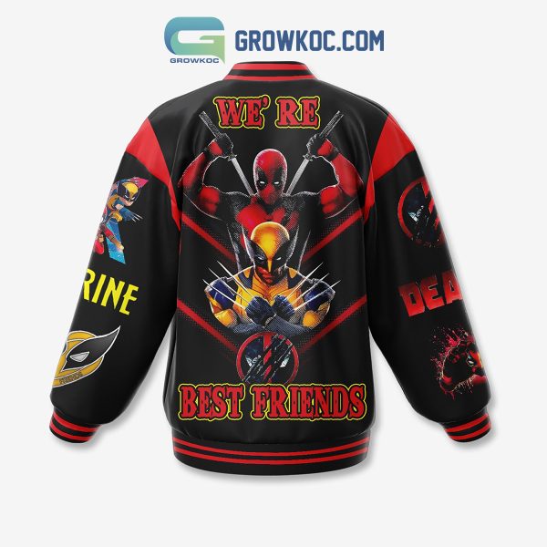 Deadpool Wolverine We’re Best Friends Baseball Jacket