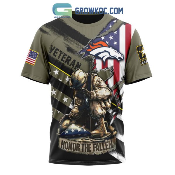 Denver Broncos NFL Veterans Honor The Fallen Personalized Hoodie T Shirt